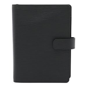 Louis Vuitton Epi Agenda MM Notebook Cover 6-hole System Notebook Leather Noir